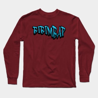 Bibimbap, Bibimbap design, Korean food, k-food, asian food, bibimbap Sweatshirt, unisex sweatshirt, graffiti text, rice bowl T-Shirt Long Sleeve T-Shirt